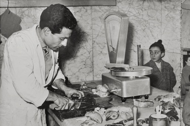 Genova - storica macelleria in Via Lomellini