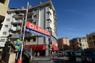 Genova, via Borgoratti - storico negozio Olmeda che compie 60 an