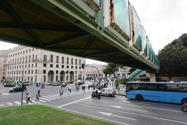 Genova - inaugurazione terzo lotto cantiere sistemazione sicurez