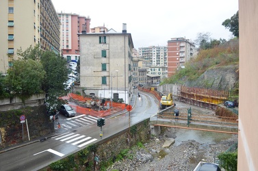 Genova - il cantiere infinito in Via Fereggiano