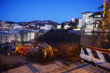Genova, via Montallegro - cantiere per costruzione casa di cura