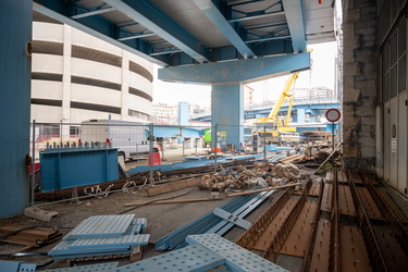 Genova, avanzamento lavori cantiere nuovo nodo autostradale Ge O