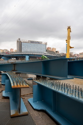 Genova, avanzamento lavori cantiere nuovo nodo autostradale Ge O