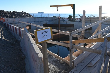 Genova - avanzamento lavori cantiere scolmatore Bisagno