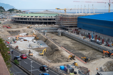 Genova, avanzamento cantiere waterfront