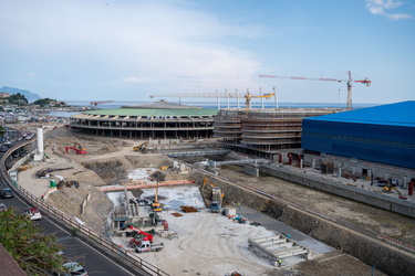 Genova, avanzamento cantiere waterfront