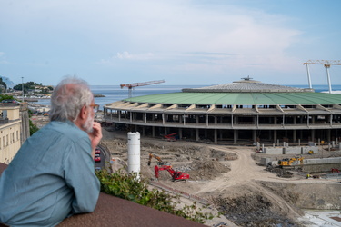 Genova, avanzamento cantiere waterfront