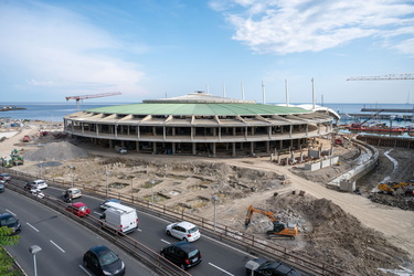 Genova, avanzamento cantiere waterfront