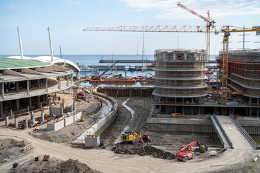 Genova, avanzamento cantiere waterfront