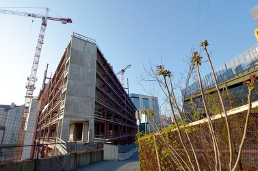 Genova - via balleydier - cantiere palazzo