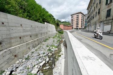 Genova - via Fereggiano - ultimo tratto torrente