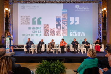 Genova, palazzo Borsa - in viaggio con la banca d'Italia