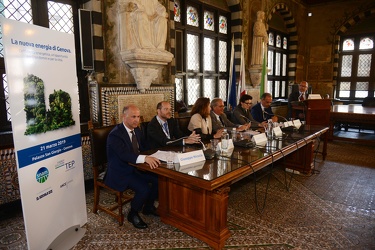 Genova, palazzo San Giorgio - convegno SNAM su nuova energia nel
