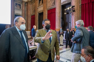 Genova, palazzo Ducale, sala maggior consiglio - convegno Italia