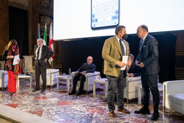 Genova, palazzo Ducale, sala maggior consiglio - convegno Italia