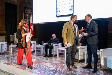 Genova, palazzo Ducale, sala maggior consiglio - convegno Italia