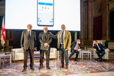 Genova, palazzo Ducale, sala maggior consiglio - convegno Italia