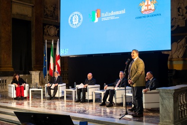 Genova, palazzo Ducale, sala maggior consiglio - convegno Italia