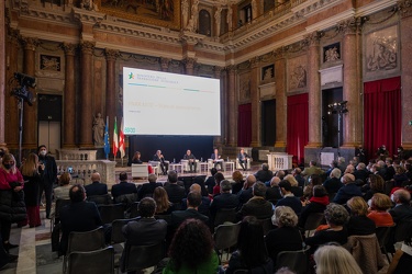 Genova, palazzo Ducale, sala maggior consiglio - convegno Italia