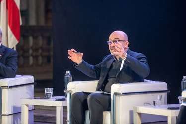 Genova, palazzo Ducale, sala maggior consiglio - convegno Italia