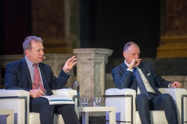 Genova, palazzo Ducale, sala maggior consiglio - convegno Italia