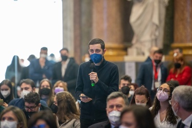 Genova, palazzo Ducale, sala maggior consiglio - convegno Italia