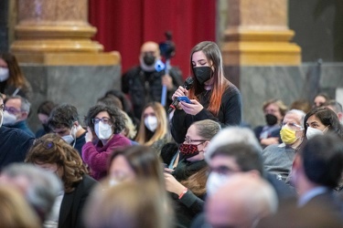 Genova, palazzo Ducale, sala maggior consiglio - convegno Italia