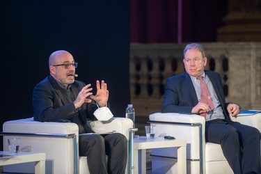 Genova, palazzo Ducale, sala maggior consiglio - convegno Italia