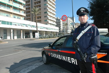 Carabinieri - Genova, posto blocco