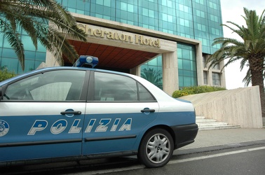 volante polizia Hotel Sheraton