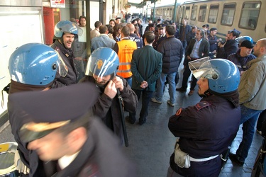 tifosi napoli transito - disagi Stazione Principe