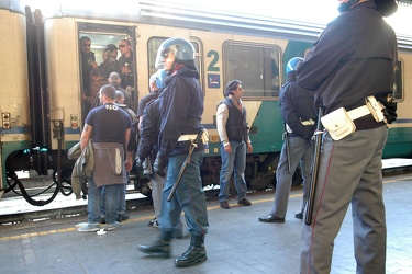 tifosi napoli transito - disagi Stazione Principe