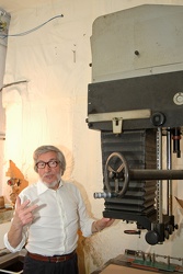 La bottega del fotoincisore Franco Prevosti in Via San Giorgio