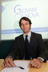 Genova - nuovo presidente giovani confindustria Mattia Marconi