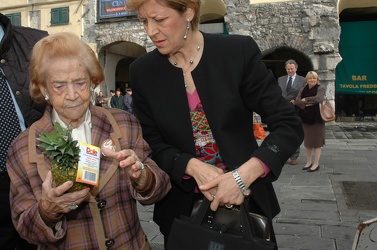 Madre Silvio Berlusconi in visita a Genova