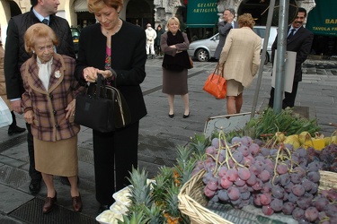 Madre Silvio Berlusconi in visita a Genova