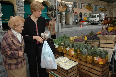 Madre Silvio Berlusconi in visita a Genova