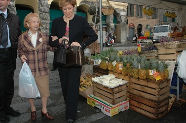 Madre Silvio Berlusconi in visita a Genova