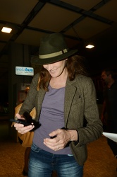 Genova, aeroporto - Carla Bruni