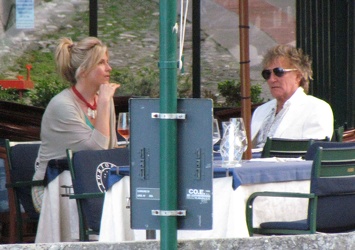 Portofino e Santa margherita Ligure 2013 - Rod Stewart e moglie