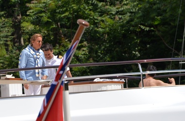 Portofino 2014 - stilista Valentino sul suo yacht