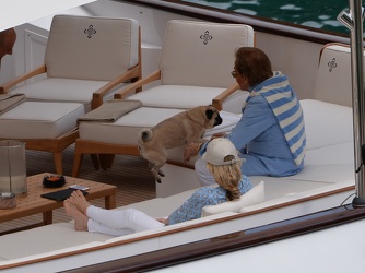 Portofino 2014 - stilista Valentino sul suo yacht