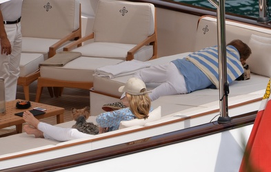 Portofino 2014 - stilista Valentino sul suo yacht