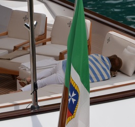 Portofino 2014 - stilista Valentino sul suo yacht