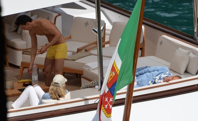 Portofino 2014 - stilista Valentino sul suo yacht