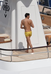 Portofino 2014 - stilista Valentino sul suo yacht