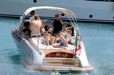 Portofino 2015 - Domenico Dolce in barca con il nuovo fidanzato 