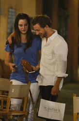 Portofino, agosto 2015 - Lana Del Rey with boyfriend Francesco C