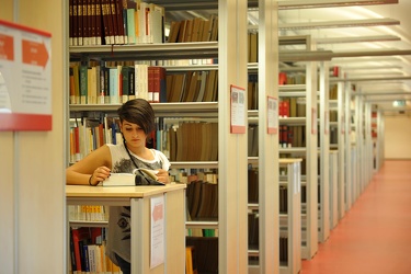 Genova - albergo dei poveri - inaugurazione nuova biblioteca