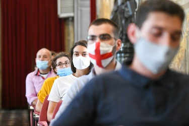 Genova, via Balbi 5 - incontro con i candidati alla carica di ma